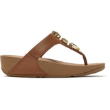 Fitflop Womens Lulu Ultra-Jewel Toe-Post Sandals Deep Tan