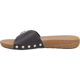 Fitflop Womens iQushion Adjustable Buckle Slides Chocolate Brown