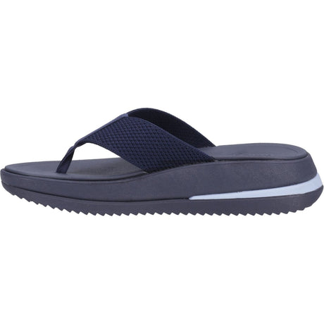 Fitflop Womens Surff Two-tone Toe Post Sandals Midnight Navy