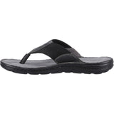 Hush Puppies Mens Alan Toepost Sandal Black