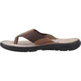 Hush Puppies Mens Alan Toepost Sandal Tan