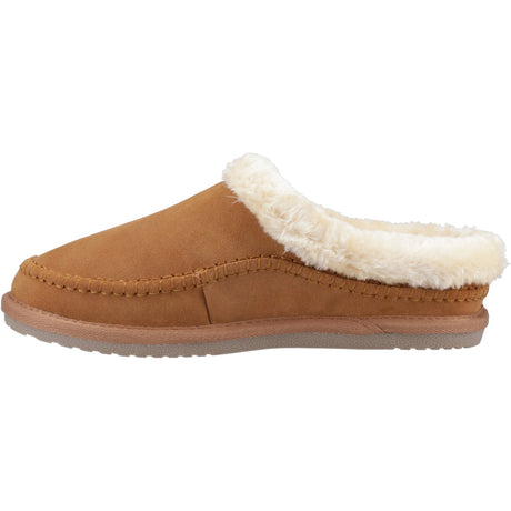 Hush Puppies Mens Atticus Slipper Tan