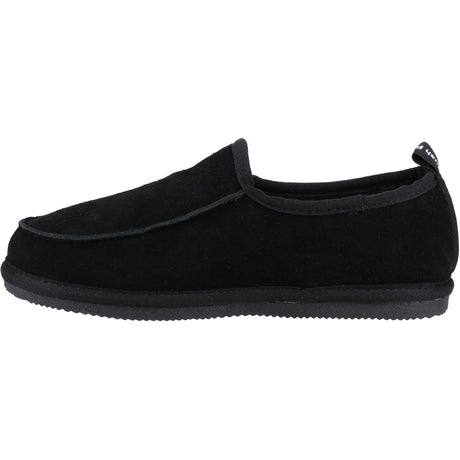 Hush Puppies Mens Charles Slippers Black