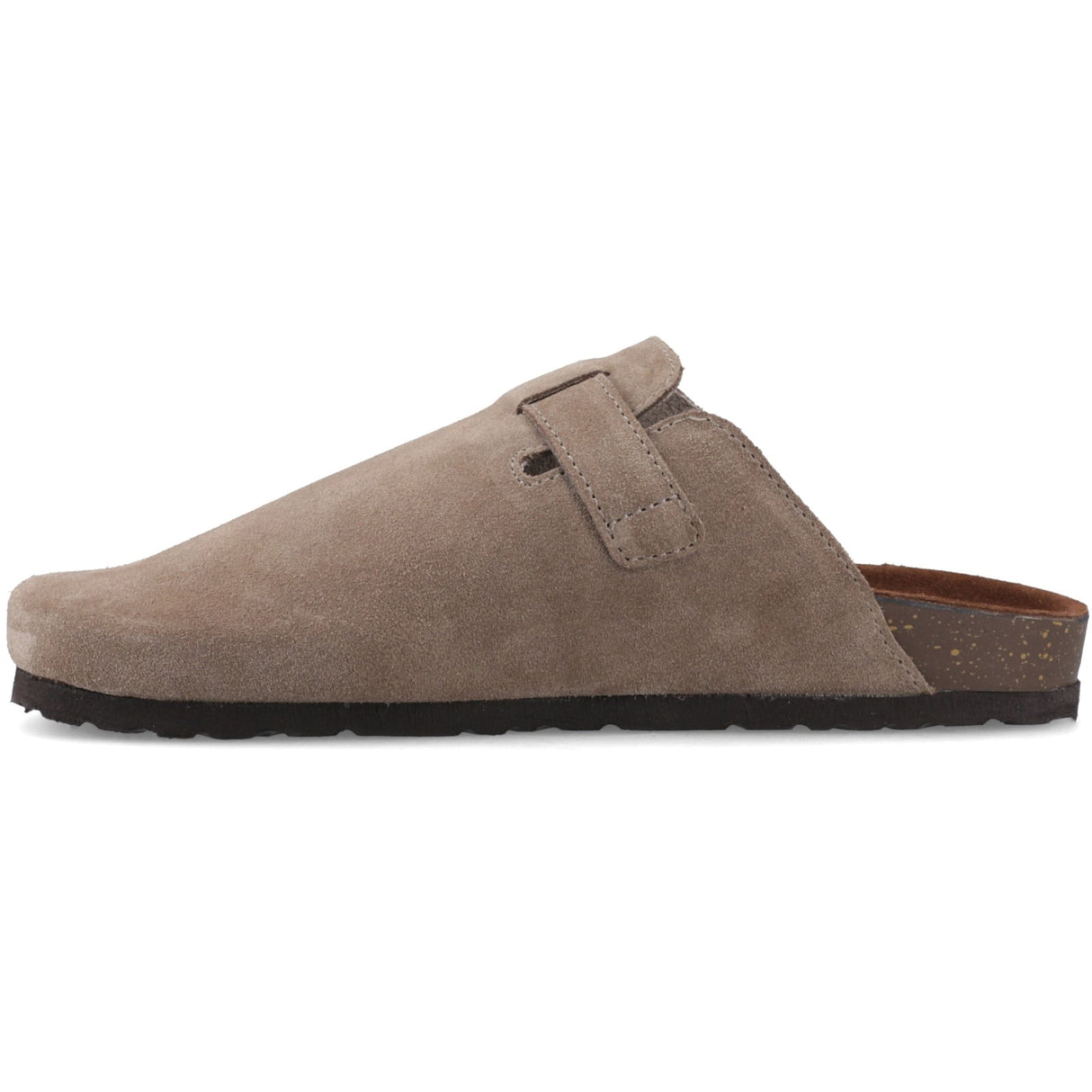 Hush Puppies Mens Noel Suede Closed Sandal Taupe