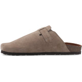 Hush Puppies Mens Noel Suede Closed Sandal Taupe