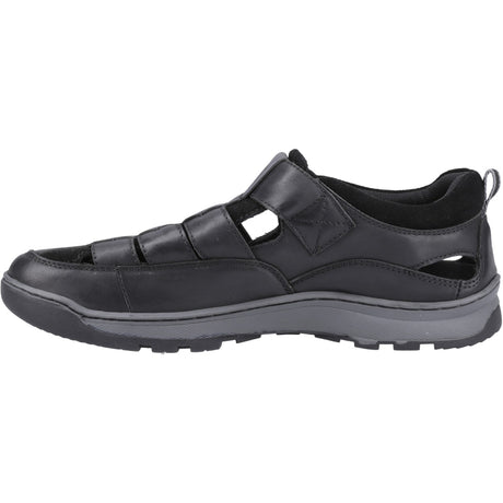 Hush Puppies Mens Rucker Fisherman Black