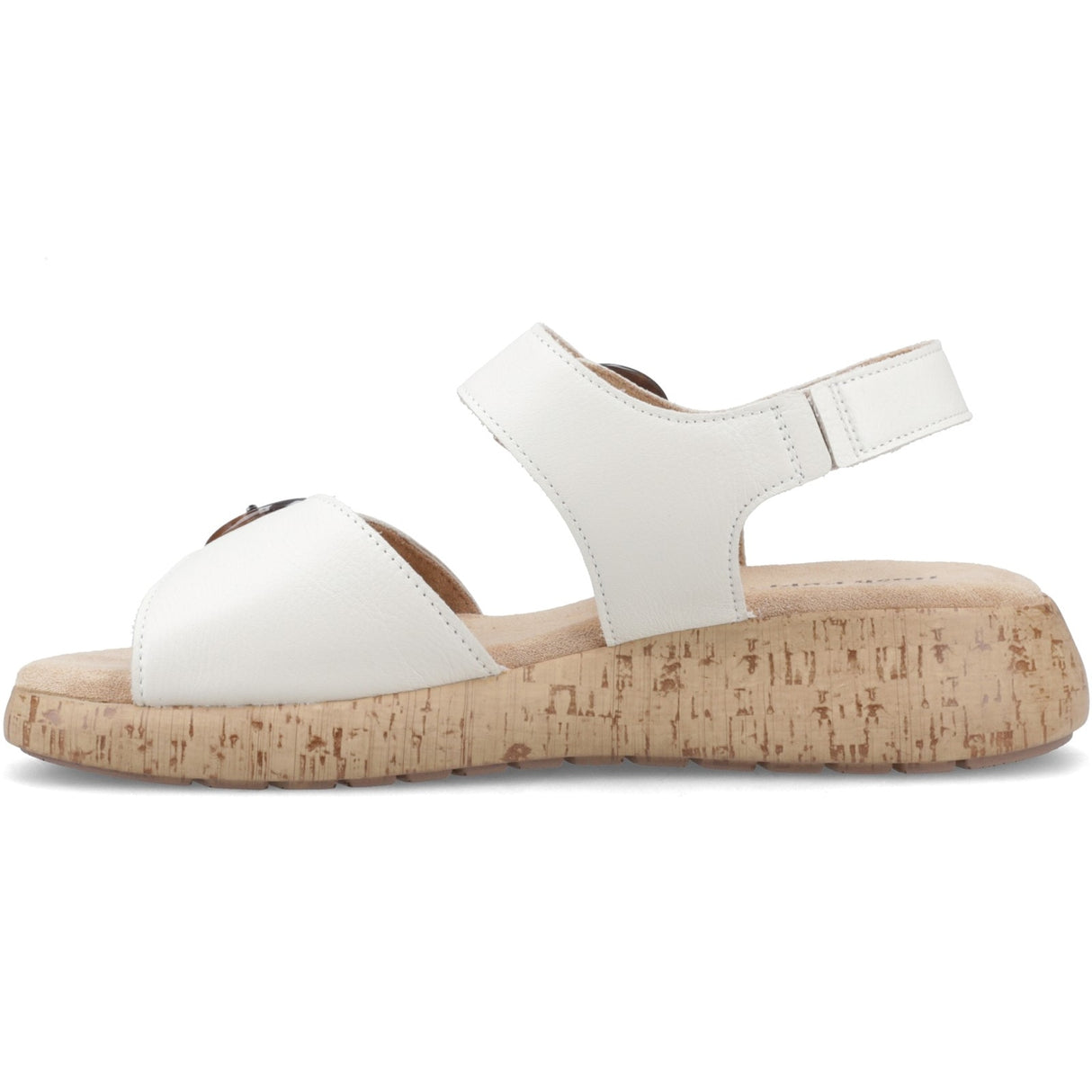 Hush Puppies Womens Alison Buckle Sandal Cream
