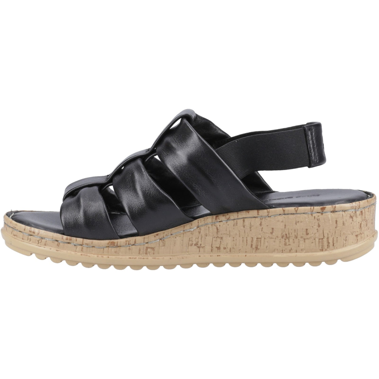 Hush Puppies Womens Eden Wide Fit Sandal Black