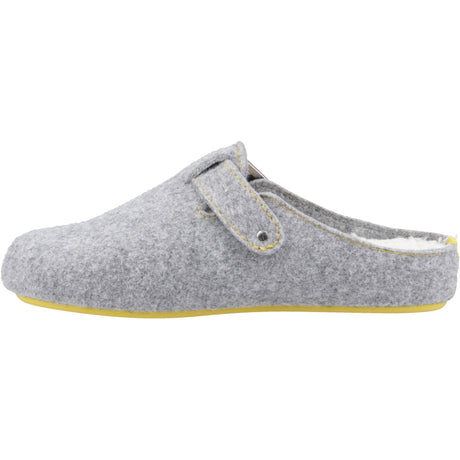 Hush Puppies Womens Good Slipper Buckle Grey