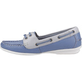 Hush Puppies Womens Irene Boat Shoe Blue