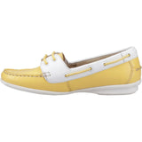 Hush Puppies Womens Irene Boat Shoe Yellow