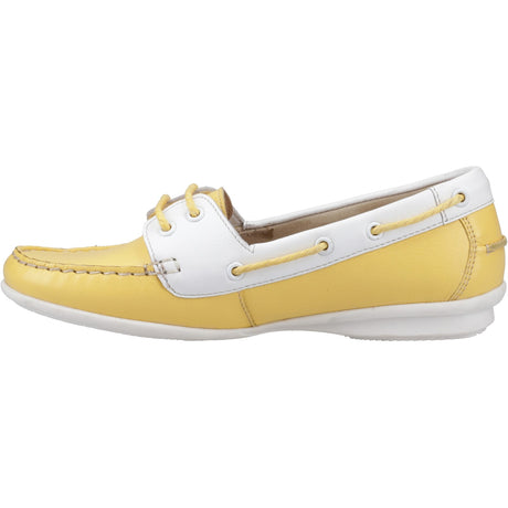 Hush Puppies Womens Irene Boat Shoe Yellow