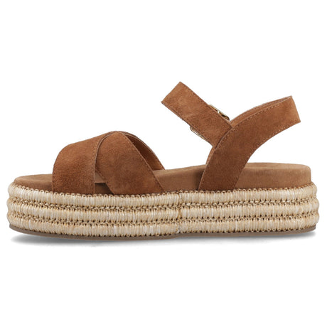 Hush Puppies Womens Rosa Rafia Sandal Tan