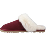 Hush Puppies Womens Samantha Mule Slipper Bordeaux