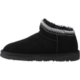 Hush Puppies Womens Sloane Bootie Slipper Black