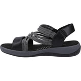 Hush Puppies Womens Susanna Sandal Black