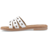 Hush Puppies Womens Taylor Stud Mule White
