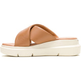 Hush Puppies Womens Uplift Crossover Slide Tan