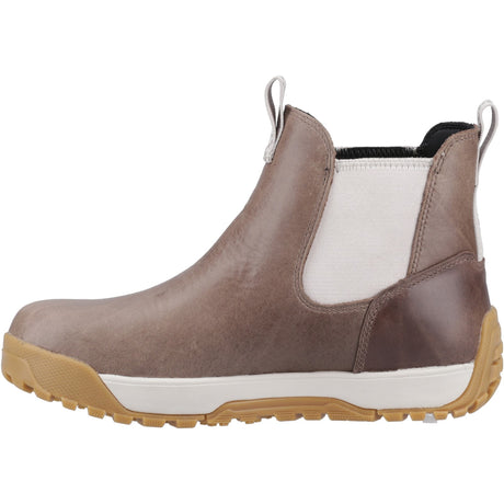 Xtratuf Womens Ankle Deck Boot Leather Stone