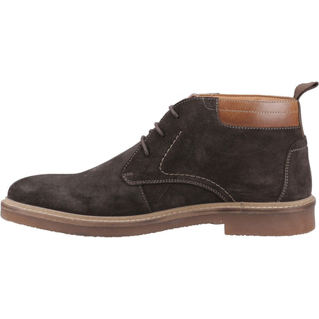 Hush Puppies Mens Gideon Chukka Boot Chocolate