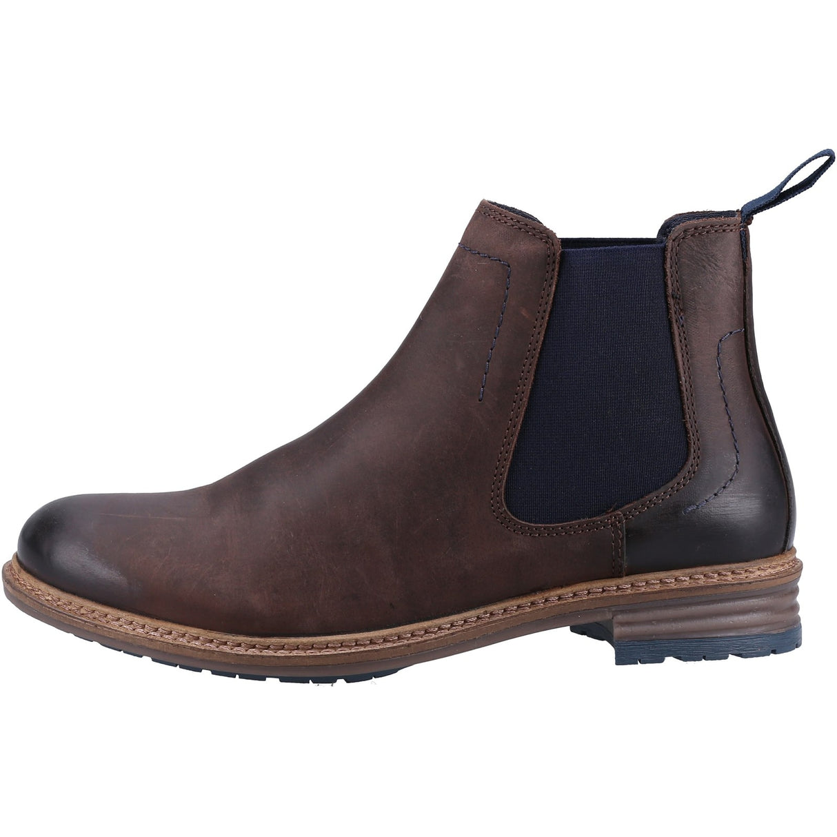 Hush Puppies Mens Justin Chelsea Boot Brown