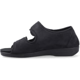 GBS Med Unisex Med Brompton Touch Fastening Slipper Black