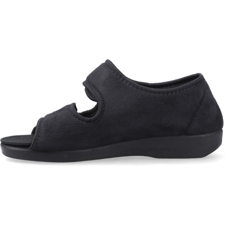 GBS Med Unisex Med Brompton Touch Fastening Slipper Black