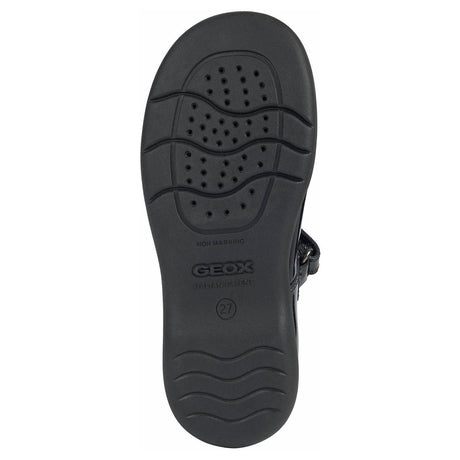 Geox Junior Girls Naimara Girl Ballerina Black Patent