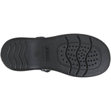 Geox Junior Girls Naimara Girl Ballerina Black Patent
