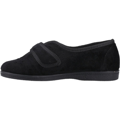 Mirak Womens Andrea Touch Fastening Slipper Black