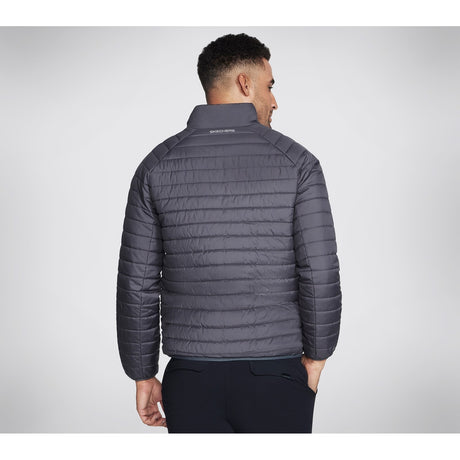 Skechers Mens Go Shield Altitude Reversible Jacket Black/Charcoal