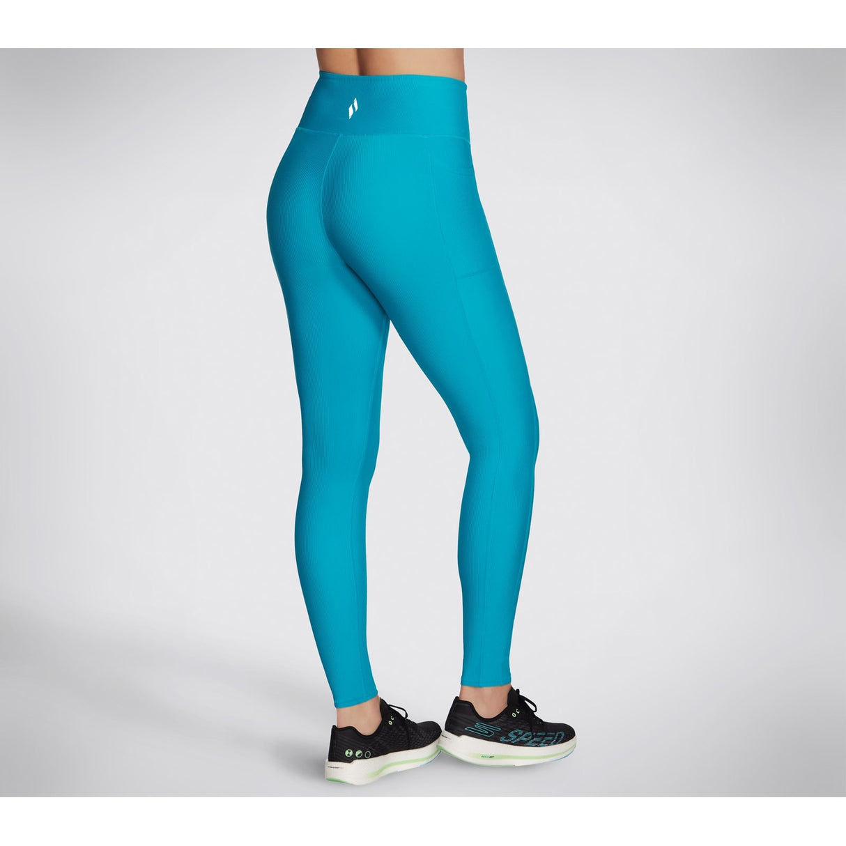 Skechers Womens GOFLEX Rib Legging Aqua/Green