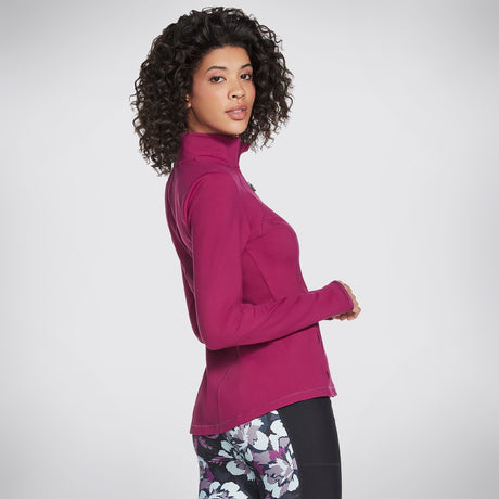 Skechers Womens GOWALK Wear Mesh Jacket Magenta