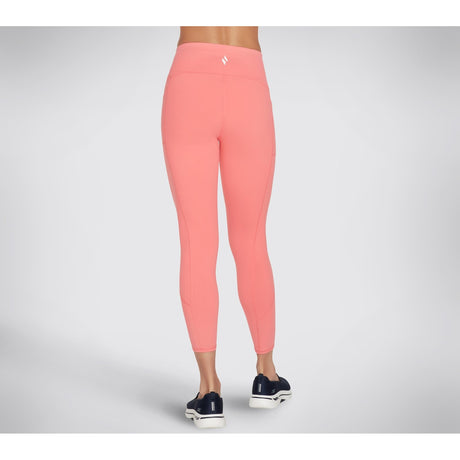 Skechers Womens GOWALK Wear High-Waisted 7/8 Legging Calypso Coral