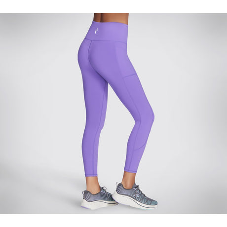 Skechers Womens GOWALK Wear High-Waisted 7/8 Legging Neon Pink/Purple