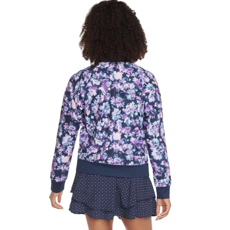 Skechers Performance Womens Misty Floral Reversible Jacket Blue/Lavender