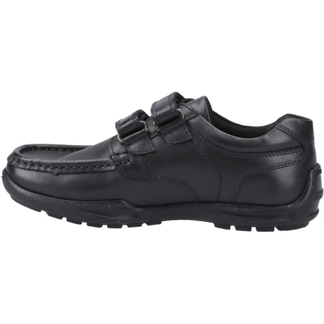 Hush Puppies Mens Maddox Touch Fastening Shoe Black