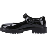 Hush Puppies Womens Astrid Bow Patent Snr Black
