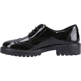 Hush Puppies Junior Girls Athena Patent Jnr Black
