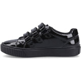 Hush Puppies Girls ELSIE TOUCH FASTENING SN Black Patent