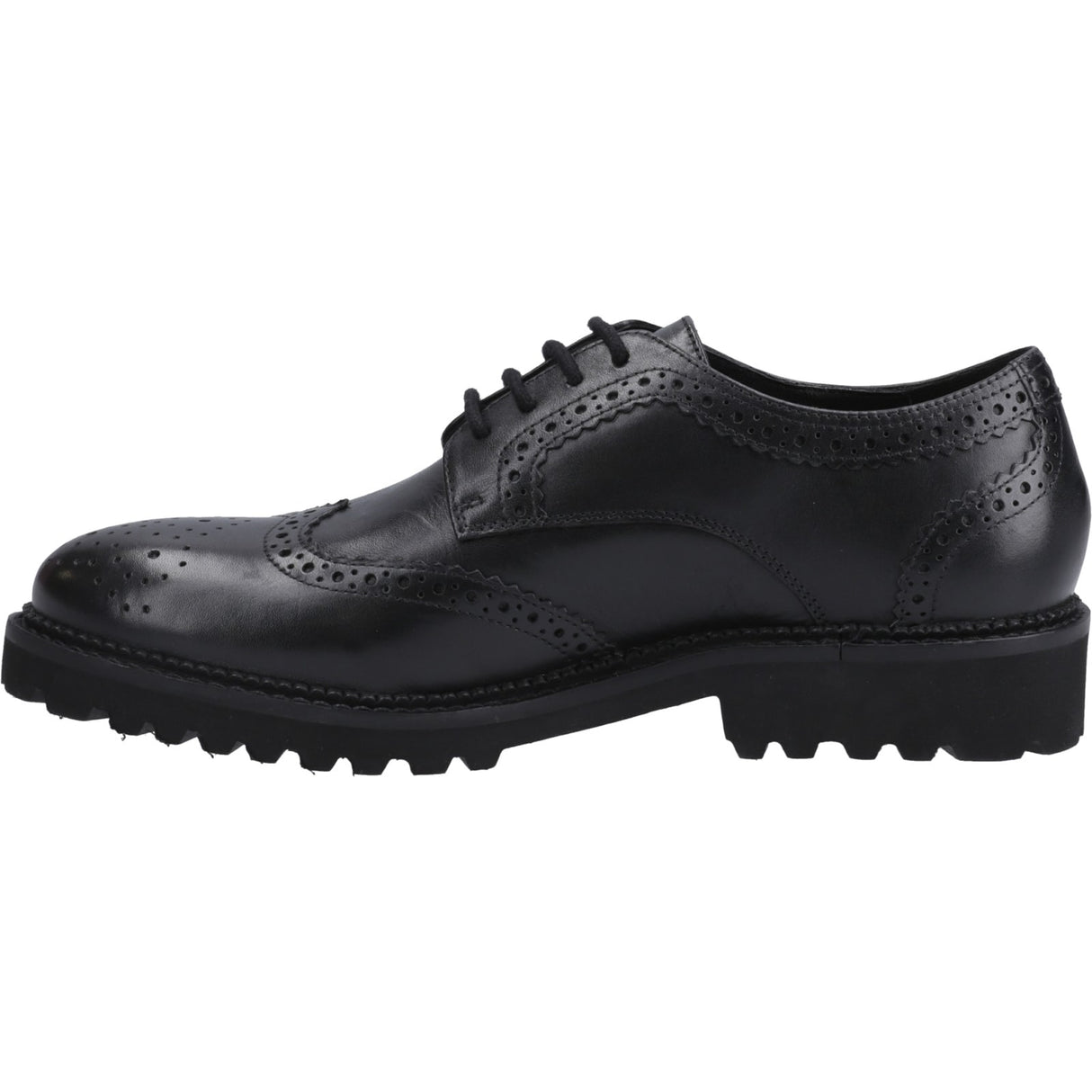 Hush Puppies Girls Gabi Lace Up Snr Black