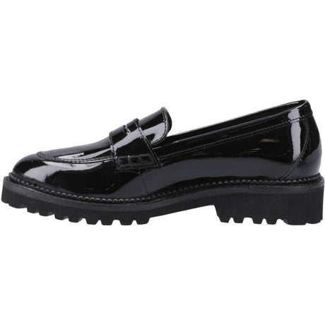 Hush Puppies Junior Girls Grazia Loafer Patent Jnr Black