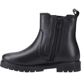 Hush Puppies Girls Liana Zip Boot Snr Black