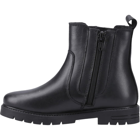Hush Puppies Girls Liana Zip Boot Snr Black