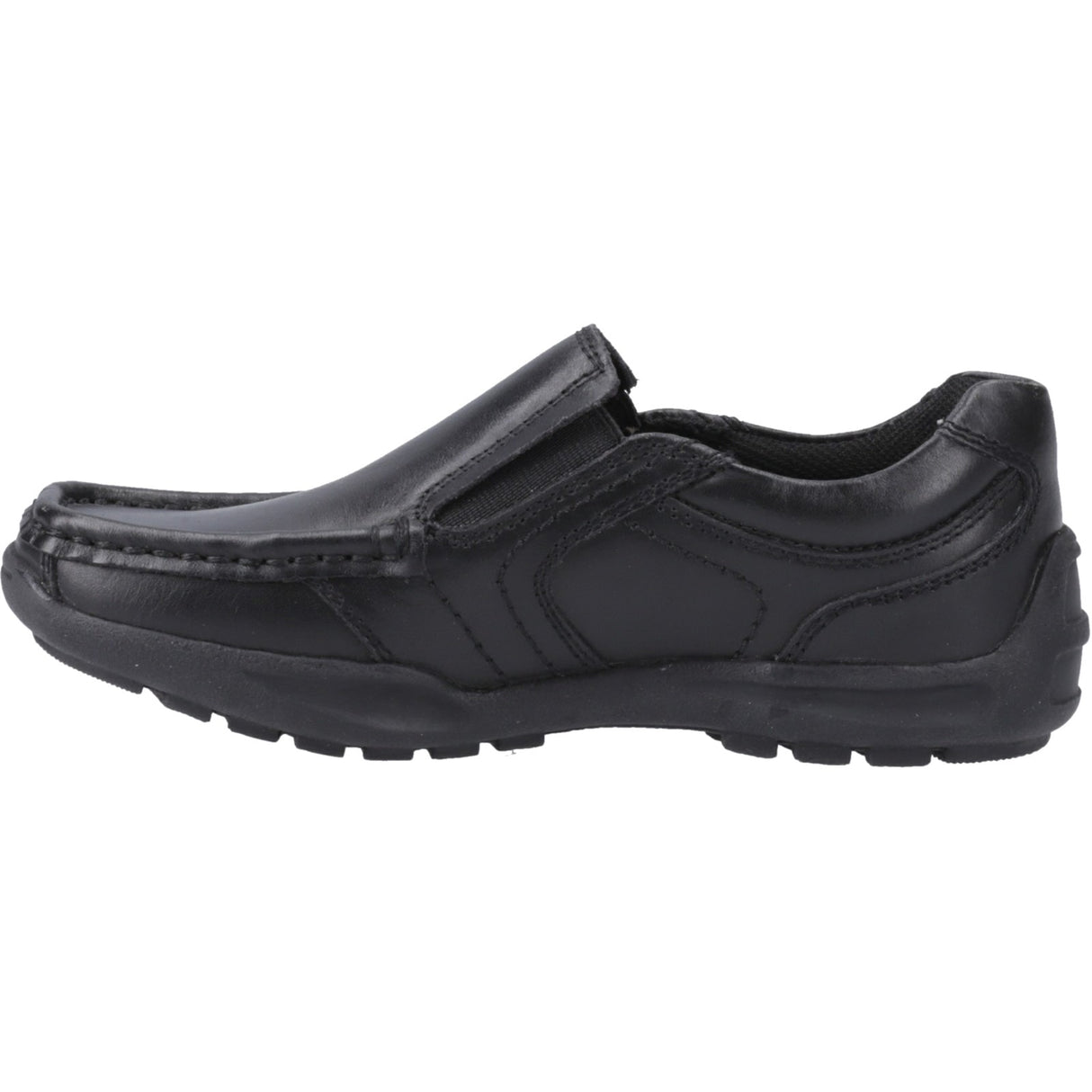 Hush Puppies Junior Boys Morgan Slip On Jnr Black
