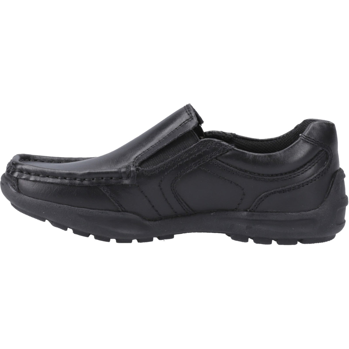 Hush Puppies Boys Morgan Slip On Snr Black