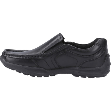 Hush Puppies Boys Morgan Slip On Snr Black