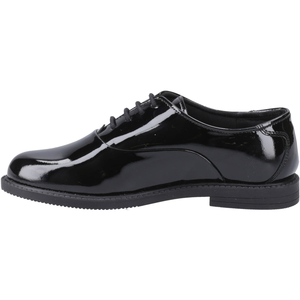 Hush Puppies Girls Nellie Patent Shoe Black