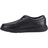Hush Puppies Boys Ronan Mocc Toe Snr Black