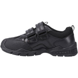 Hush Puppies Mens Tristen Touch Fastening Snr Black